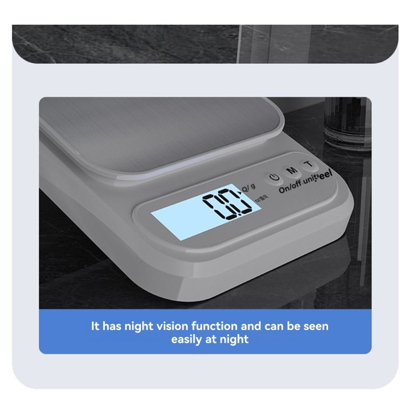 Kitchen Baking Scale - 【ESSENTIALS】 Balance de cuisine numérique pour