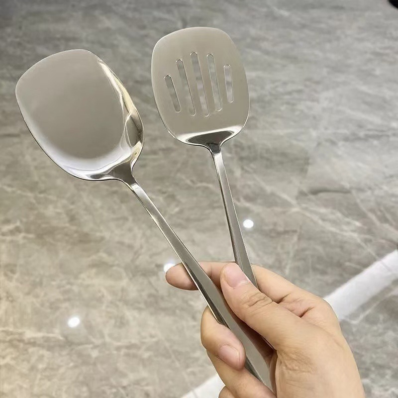 Offset Spatula Set - Spatule de wok en acier inoxydable