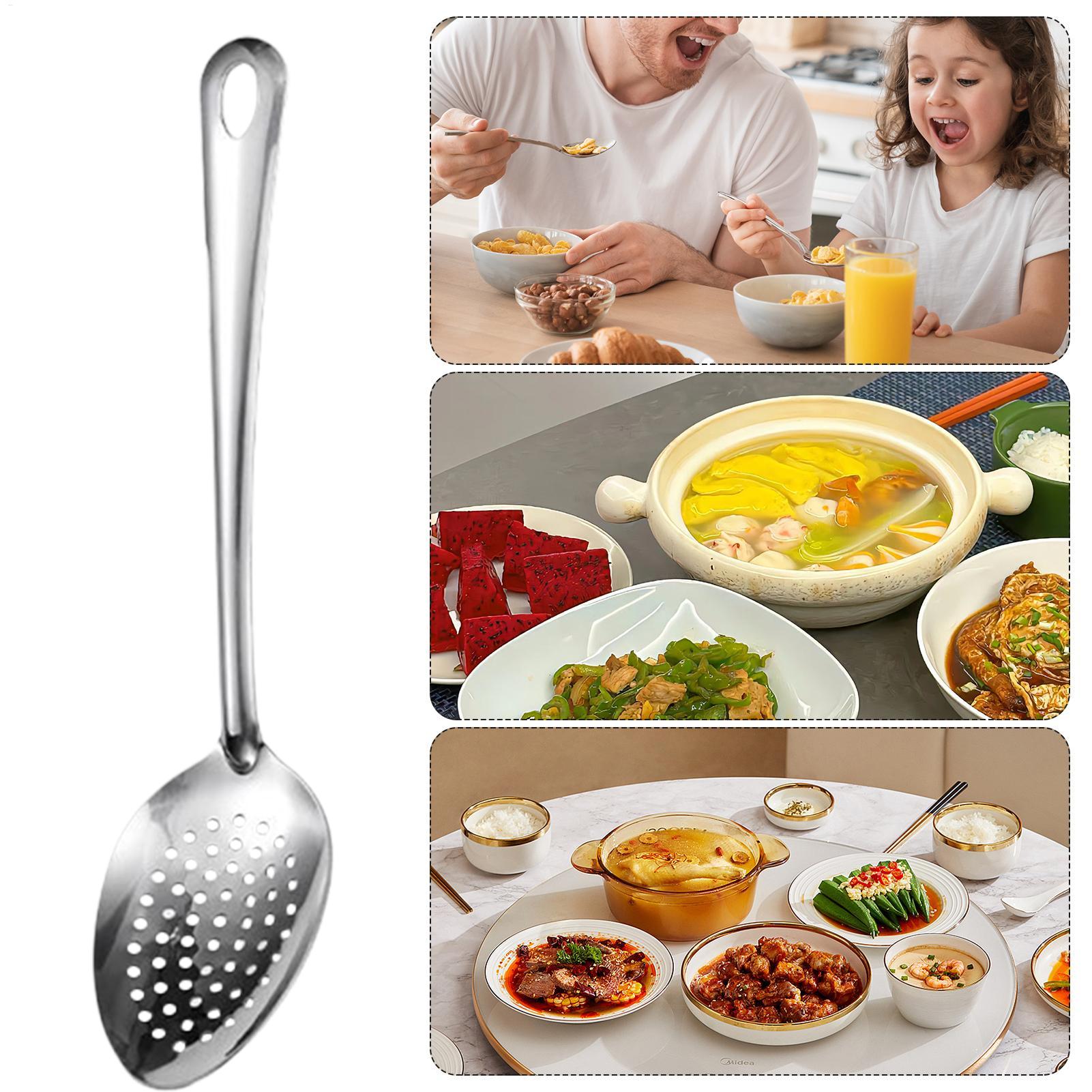 Cuillère à fente en acier inox - Offset Spatula Set avis et prix