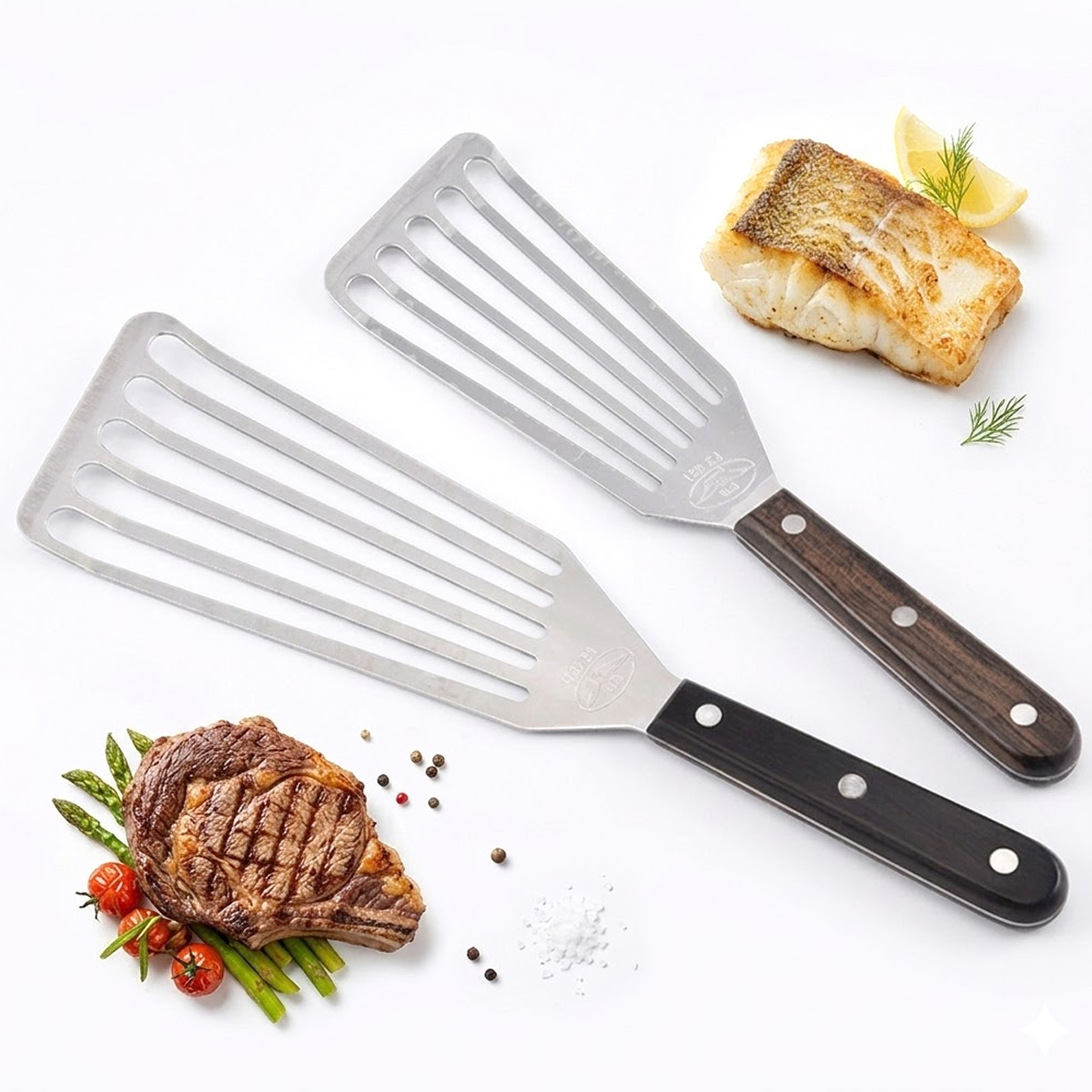 Spatule à poisson, spatule en  - Offset Spatula Set avis et prix