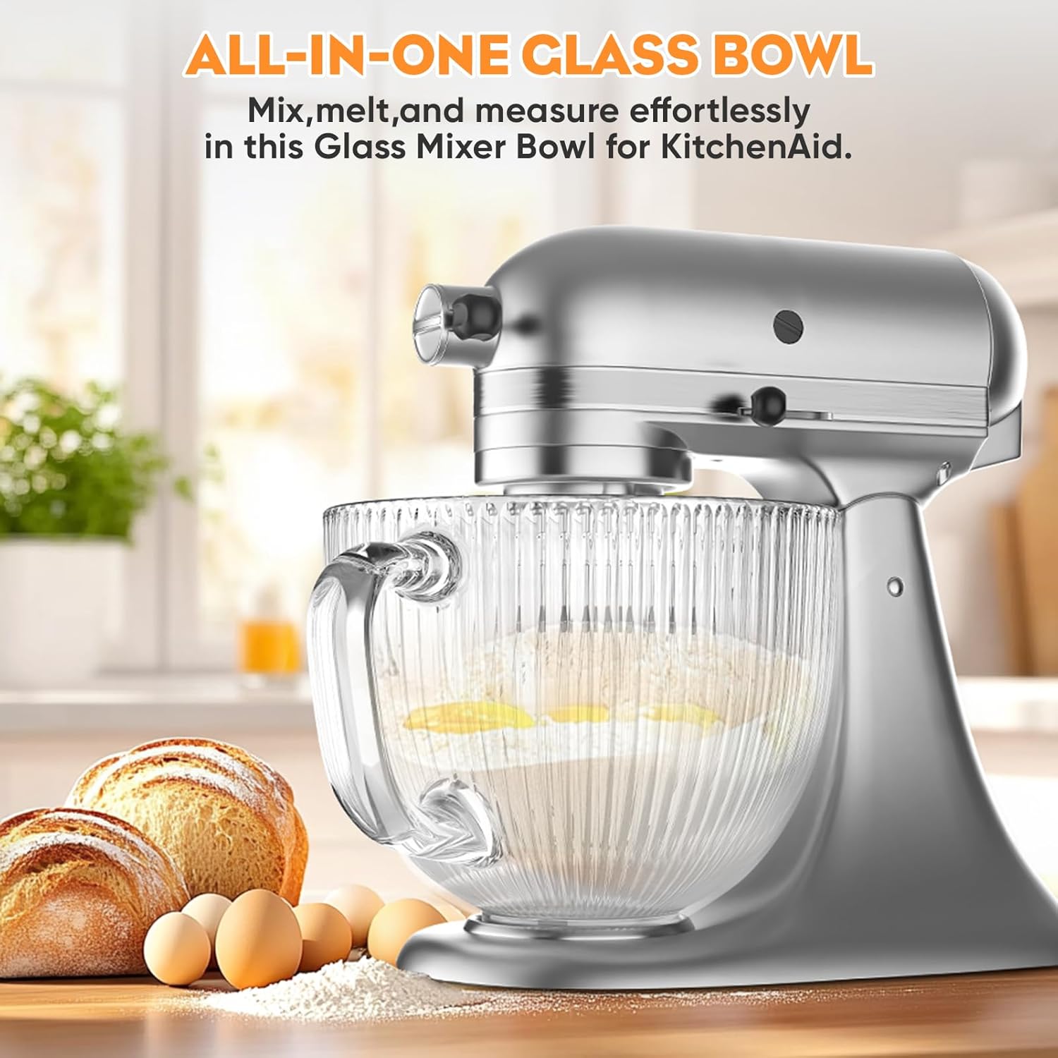 GVODE Bol en verre pour mélang - Kitchenaid Baking Set avis et prix