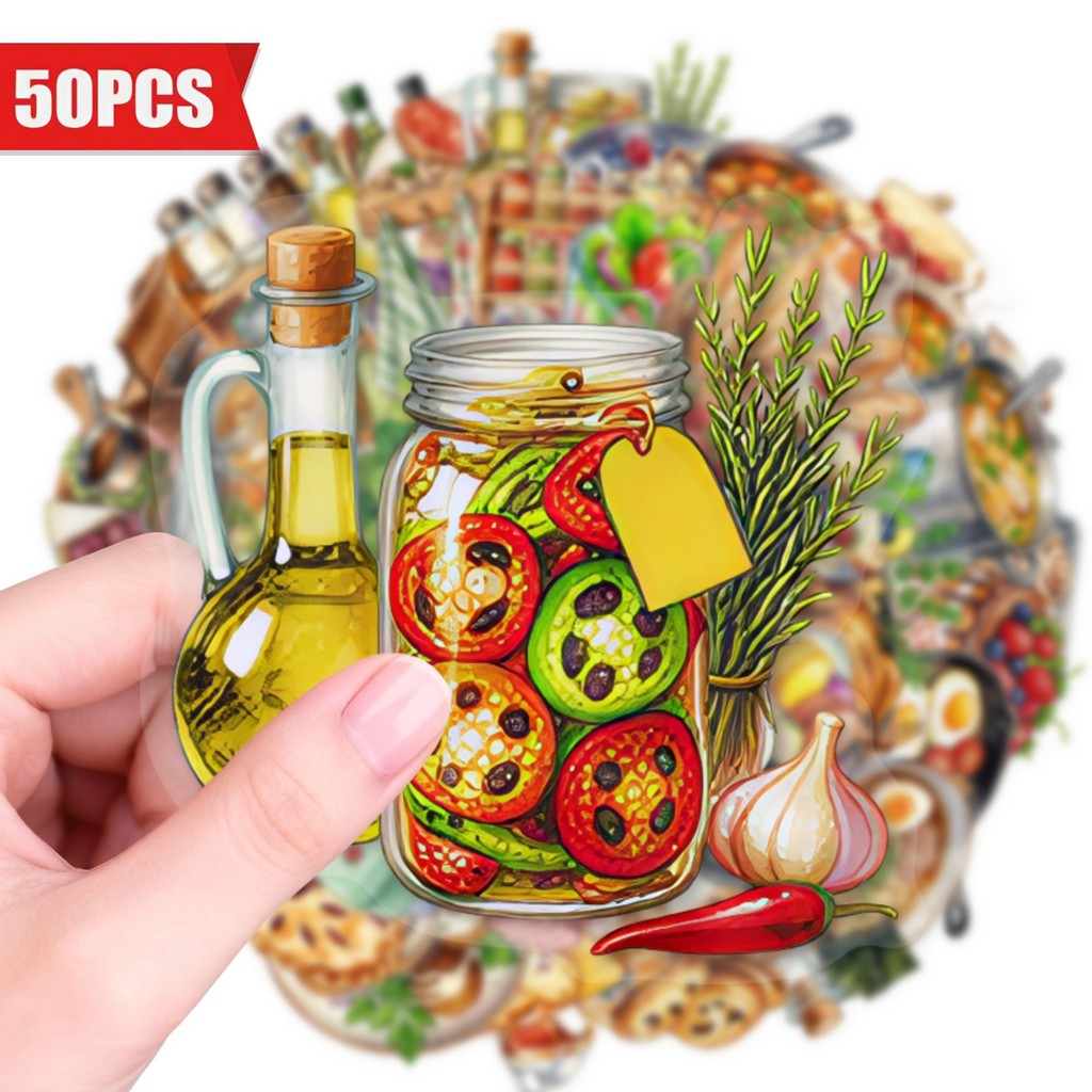 50 autocollants transparents e - Baking (Kitchen Ingredient) avis et prix